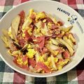 chuuta☆'s cooksnap of when they made ＊エリンギ＆ベーコンの卵炒め＊.