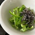gumy's cooksnap of when they made 簡単！やみつきピーマン♡.