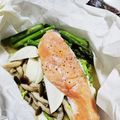 まなまんま's cooksnap of when they made クッキングシートで★サーモンの包み焼き.