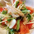 ばたみそーぱん☆'s cooksnap of when they made トマトとサラダチキンのやみつき中華あえ.