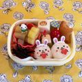 hime's cooksnap of when they made 幼稚園年中　うさぎちゃん　お弁当.