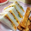 うたかた。's cooksnap of when they made マヨがポイント！喫茶店のサンドイッチ.