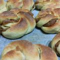 ちちょーん's cooksnap of when they made ジャム餡で折り込み風ミルクパン.