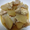 まん丸みかリン's cooksnap of when they made 鶏肉こんにゃく大根タケノコの簡単な煮物.