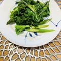 ボブナナ's cooksnap of when they made アスパラとケールのにんにく炒め.
