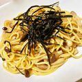 猫ギター's cooksnap of when they made 麺つゆで簡単！キノコたくさん和風パスタ.