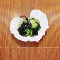 コムギ大好き's cooksnap of when they made 寿司酢で簡単☆あおさと胡瓜の酢の物.