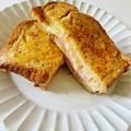 Ri→chan's cooksnap of when they made 絶品☆ベーコンチーズフレンチトースト！.