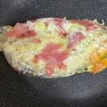あむろ385's cooksnap of when they made ライスペーパーでパリパリ簡単ハムエッグ.