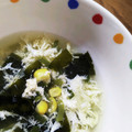 mufuron's cooksnap of when they made ささみの茹で汁で簡単卵とわかめのスープ.