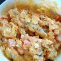 ユンデジママ☆'s cooksnap of when they made かぼちゃ人参ゆで卵サラダ.