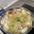 ハッピー君の恋人♡'s cooksnap of when they made スープ飲み干す旨さ♡白菜と鶏肉の鶏塩鍋♡.