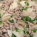 hirocchi☆'s cooksnap of when they made ごはんに合う！大根と豚肉の甘辛炒め.