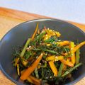 ぎんはる's cooksnap of when they made にんじんの葉きんぴら風炒め.