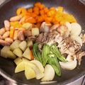 ティナチナ's cooksnap of when they made たっぷり温野菜＋　フライパンで蒸すだけ♡.