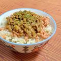 島子☆'s cooksnap of when they made 鮭フレーク納豆ご飯♥簡単で美味しい納豆.