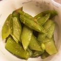 さーとぽーんた's cooksnap of when they made スナップエンドウのおかか和え.