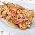 ★RenRen's cooksnap of when they made 茶色いおかず♡揚げギョーザの野菜あんかけ.