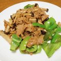 vabochan's cooksnap of when they made 牛肉としめじとピーマンのオイスター炒め.