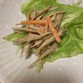 ピーナッツ子♪'s cooksnap of when they made 練りゴマで!　食物繊維豊富✧ごぼうサラダ.