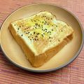 島子☆'s cooksnap of when they made ❀オリーブオイル*黒ごまトースト❀.