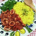 在宅勤務のおじさん's cooksnap of when they made カフェランチ風《イカのトマトソース煮》.