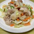 ☆1026りぃ☆'s cooksnap of when they made 鶏もも・キャベツの塩麹炒め.