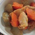 鹿部さっちゃんクック's cooksnap of when they made 鶏肉とこんにゃくと根菜の味噌煮.