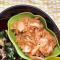 わたさな2016's cooksnap of when they made 鮭フレークならぬ 鱒（ます）フレーク.