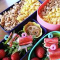 くまぴこ222's cooksnap of when they made お弁当に♪カニカマと大葉の巻きもの.