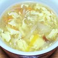 kaori238's cooksnap of when they made もやしたっぷりかき玉汁.