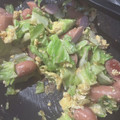 もんす。's cooksnap of when they made ウインナーとキャベツと卵のオイマヨ炒め.