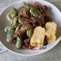 さくらん餅's cooksnap of when they made そらまめと牛肉の春色炒め.