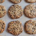 ピーナッツ子♪'s cooksnap of when they made ★サクサク！メイプル黒ごまクッキー★.