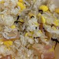 クックI1FJ57☆'s cooksnap of when they made 塩昆布としらすの和風炒飯☆彡.