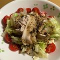 羊めぇめぇ's cooksnap of when they made 豚しゃぶと豆腐のサラダ⁂手作りおろしダレ.