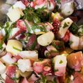 tubonao's cooksnap of when they made 大葉とタコのアテ.