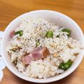 猫チワワ's cooksnap of when they made アスパラとベーコンの炊き込みご飯.