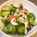 えんジェル's cooksnap of when they made 簡単☆きゅうりとカニかまの酢のもの.