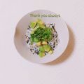 まあまま☆0403's cooksnap of when they made 胡麻好きの♪アボカドしらす丼.