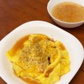 znooti's cooksnap of when they made 和風あんかけオムライス.