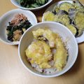 よちりん's cooksnap of when they made ☆はものてんぷら、天丼.
