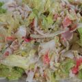 ちづミニー's cooksnap of when they made 簡単レタスとカニカマの麺つゆマヨ和え.
