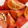 さんちゃん（╹◡╹）'s cooksnap of when they made 簡単に甘く変身！トマトのはちみつ漬け.