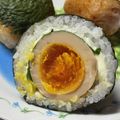 ★なみ☆'s cooksnap of when they made お弁当に！味玉しそチーズおにぎり.