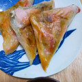 xyzクック's cooksnap of when they made たまねぎたっぷりサモサ.