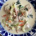 R2016's cooksnap of when they made 簡単・鮭のクリーム煮♡フライパンひとつで.