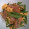 そうたっく's cooksnap of when they made 簡単いんげんとベーコンのバター醤油エッグ.