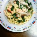 みみりん♪♪'s cooksnap of when they made 鮭のクリームパスタ.