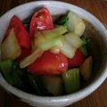 ramieru's cooksnap of when they made トマトの中華和え≪学校給食≫.